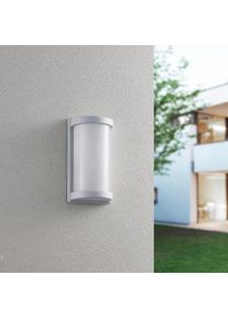 REALITY LEUCHTEN, Au&szlig;en-Wandleuchte &raquo;PUELO, Outdoor Wandlampe Hauswand Fassade Garten, exkl 1x E27 max 10W&laquo; E27 1 Stk. warmwei&szlig; - kaltwei&szlig; halbrunde 