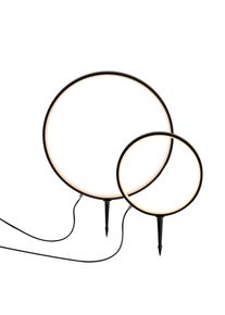 JUST LIGHT, Gartenleuchte &raquo;ZIRKULU Set&laquo; LED-Board 2 Stk. Warmwei&szlig; LED l IP65, schwarz,