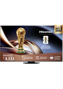HISENSE, QLED Mini LED-Fernseher &raquo;65U8Q&laquo; 164 cm/65 &prime;&prime; Smart-TV 4K UHD MiniLED Smart TV, schwarz, QLED-Farbe mit Pantone - Mehr als eine Milliarde 