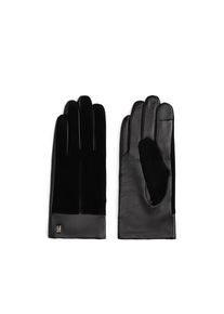 Tommy Hilfiger, Damen, Lederhandschuhe &raquo;TH SUEDE LEATHER&laquo; aus Glatt- und Wildleder, f&uuml;r Damen, Black, L, Fingerhandschuhe von Tommy Hilfiger