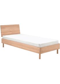 Home Affaire, Einzelbett &raquo;Forrest, mit oder ohne Polsterkopfteil, in modernem Design&laquo; Liegefl&auml;che 90x200 cm inkl. Massivholz Rolllattenrost, wahlweise