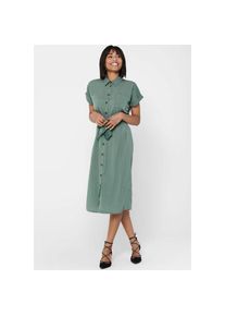 Only, Damen, Hemdblusenkleid &raquo;ONLHANNOVER S/S SHIRT DRESS NOOS WVN&laquo; Brusttaschen Sommerkleid, Laurel Wreath, N-Gr, 36 (S) - N-Gr, Laurel Wreath, 