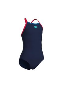 arena, Herren, Badeanzug &raquo;GIRL'S arena SWIMSUIT LIGHT DROP SOLID f&uuml;r M&auml;dchen&laquo;, NAVY-FLUO RED-FLUO RED-BLUE CHINA, 110 - N-Gr, Badeanzug von arena