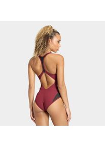 adidas Performance, Damen, Badeanzug &raquo;LANELUX MESH ST&laquo;, Shadow Red, N-Gr, 46 - N-Gr, Shadow Red, Badeanzug mit Infinitex-Materialien f&uuml;r Langlebigkeit