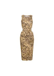LSCN by LASCANA, Damen, Midikleid, leopard print, N-Gr, 34 - N-Gr, leopard print, Sommerkleid mit modischen Cut-outs