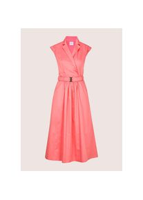 Madeleine Mode MADELEINE, Damen, Midikleid &raquo;Wickelkleid Sommerkleid mit G&uuml;rtel&laquo; Eingrifftasche Reverskragen im Wickelstil, himbeersorbet, 42 - N-Gr, Flie&szlig;ender 