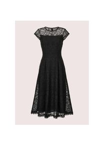 Madeleine Mode MADELEINE, Damen, Midikleid &raquo;Spitzenkleid Romantisches Festtagskleid mit Spitzenborte&laquo;, schwarz, 48 - N-Gr, Elegante Silhouette, L&auml;nge 126 cm