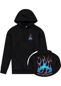 Troy Lee Designs Torched, hoodie , color: Black/Blue , size: XL