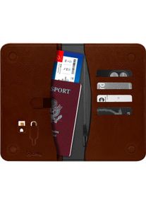 Celly, Herren, Portemonnaie, Passportd, Braun