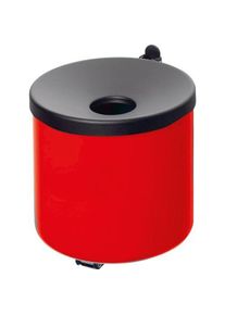 Var, Aschenbecher, Sicherheits-Wandascher H 160 mm rot