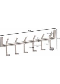 Wohnling, Kleiderhaken + Wandgarderobe, Metall