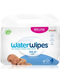 WaterWipes Baby Wipes 4 Pack finom nedves t&ouml;rlőkendők gyermekeknek 4x60 db