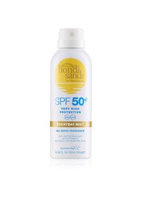 Bondi Sands SPF 50+ Everyday Mist v&iacute;zzel lemoshat&oacute; spray napoz&aacute;shoz SPF 50+ 160 g