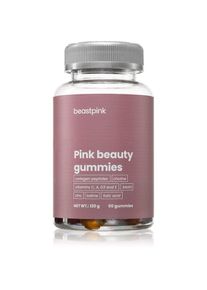 BeastPink Pink Beauty Gummies l&aacute;gy r&aacute;g&oacute;kapszul&aacute;k a sz&eacute;p haj&eacute;rt &eacute;s bőr&eacute;rt 176 g