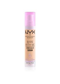 Nyx Cosmetics NYX Professional Makeup Bare With Me Concealer Serum hidrat&aacute;l&oacute; korrektor 2 az 1-ben &aacute;rnyalat 04 Beige 9,6 ml
