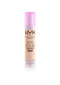 Nyx Cosmetics NYX Professional Makeup Bare With Me Concealer Serum hidrat&aacute;l&oacute; korrektor 2 az 1-ben &aacute;rnyalat 03 Vanilla 9,6 ml