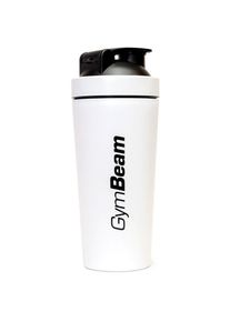 GymBeam Shaker Steel sportshaker sz&iacute;n White 750 ml