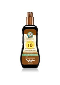 Australian Gold Spray Gel Sunscreen With Instant Bronzer napv&eacute;dő spray bronzos&iacute;t&oacute;val SPF10 237 ml