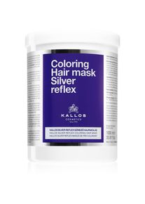 Kallos Coloring Hair Mask Silver Reflex haj maszk semleges&iacute;ti a s&aacute;rg&aacute;s t&oacute;nusokat 1000 ml