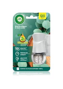 Air Wick Blue Eucalyptus & Cedarwood elektromos l&eacute;gfriss&iacute;tő t&ouml;ltel&eacute;kkel 19 ml