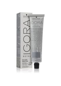 Schwarzkopf Professional IGORA Royal Absolutes SilverWhite toniz&aacute;l&oacute; demi-tart&oacute;s hajfest&eacute;k ez&uuml;st &eacute;s feh&eacute;r hajra &aacute;rnyalat Silver 60 ml