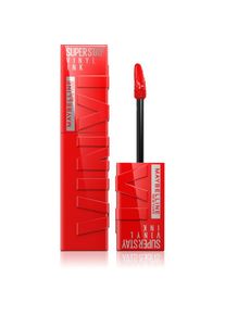 Maybelline NEW YORK SuperStay Vinyl Ink hosszantart&oacute; foly&eacute;kony r&uacute;zs 25 RED HOT 4.2 ml