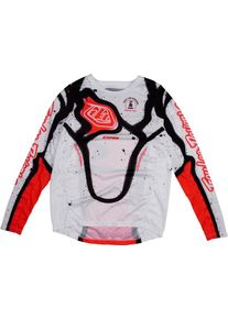Troy Lee Designs GP Pro Membrane, jersey juvenil , color: Blanco/Rojo/Negro , tama&ntilde;o: L