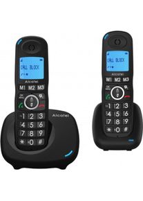 Alcatel TELEFONO FIJO XL535 DUO, Telefon, Schwarz