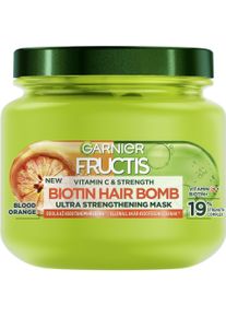 Garnier, Haarmaske, Fructis Vitamin & Strength Biotin Hair Bomb Mask - Strengthening mask for weak hair prone (320 ml)