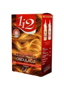 Celia, Haarfarbe, SET Płyn do trwałej ondulacji keratynowy z ceramidami płyn skręcający włosy 75ml + płyn utrwal