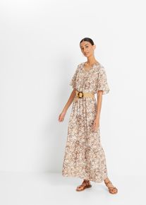 Cintura effetto paglia a vita alta, Beige, Taglia 100, bonprix