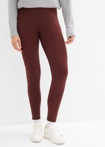 Leggings termici con fascia comoda in vita, Marrone, Taglia 38/40 (XS), bonprix