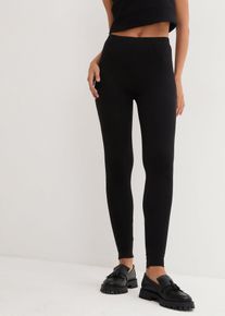 Leggings (pacco da 2), Nero, Taglia 62/64 (3XL), bonprix