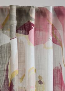 Tenda a fiori (pacco da 1), rosa, Taglia 145x135 cm, bonprix