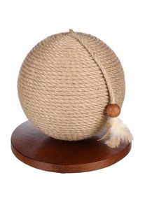 Flamingo Scratching Ball Estrella - Brown - 21cm (Kratzspielzeug Katze), Katzenspielzeug