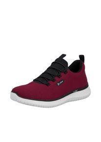 Slip-On Sneaker Rieker, Herren, Gr. 44, Textil, rot (weinrot, schwarz), Schuhe Slip-On Sneaker, Slipper, Halbschuh, Freizeitsneaker zum Schlupfen
