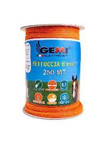 Villanyp&aacute;sztor szalagok 400 mt 8 mm &aacute;llatok, p&eacute;ld&aacute;ul teh&eacute;n, l&oacute;, juh, sert&eacute;s, csirke GEMI ELETTRONICA