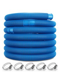 Monzana Manguera para Piscina Depuradora Azul &Oslash;38mm x 14m