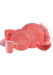 Creatable, Geschirrset, Mediterran (16 Stk.)