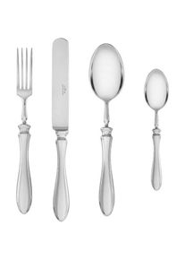 Gerlach Retro NK 21A Cutlery Serving Set with 68 Pieces 21AG01021APZEST68SDS1S101 Stainless Steel, Besteck, Silber