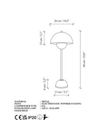 Opviq, Tischlampe, Eylul Table Lamp V1 (E14)