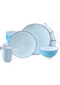 Creatable, Geschirrset, Mediterran (16 Stk.)