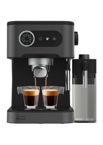 Cecotec Espressomaschine Power Espresso 20 Pro Latte, Siebtr&auml;germaschine, Silber