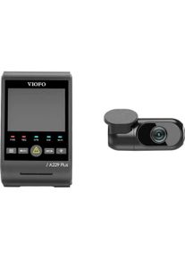 Viofo A229 Plus 2CH - Dual dashcam (Eingebautes Display, Bluetooth, WLAN, Nachtsicht, GPS-Empf&auml;nger, Beschleunigungssensor, Eingebautes Mikrofon, 2K),