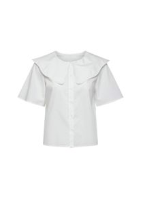 Tchibo - Bluse mit Kragen - Damen - Gr. 40 - wei&szlig;