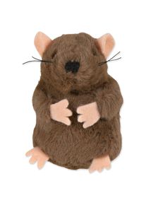 Trixie Stojac&iacute; p&iacute;skac&iacute; ply&scaron;ov&yacute; krtko s catnipom 8cm