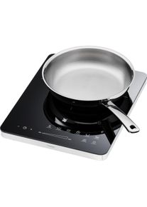 WMF Kult X Mono Induktionsplatte (415240011), Kochplatte, Schwarz, Silber