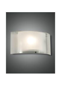 Fabas Luce, Wandleuchte + Deckenleuchte, Wandleuchte Alide E27 180x100mm Transparent (E27)