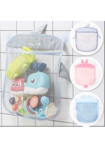Baby Bathroom Mesh Bag Sucker Organizer For Children Bath Toys Kid Basket Cartoon Animal Shapes Cloth Sand Toys Storage Net Bag