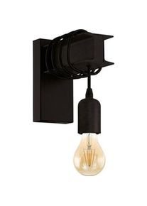 Eglo, Wandleuchte + Deckenleuchte, vaeglampe Townshend sort E27 10W 19 cm (E27)